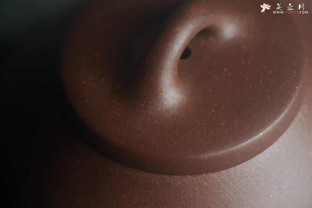 紫砂壶图片：美壶特惠 特好老紫泥紫玉金砂子冶石瓢 - 宜兴紫砂壶网