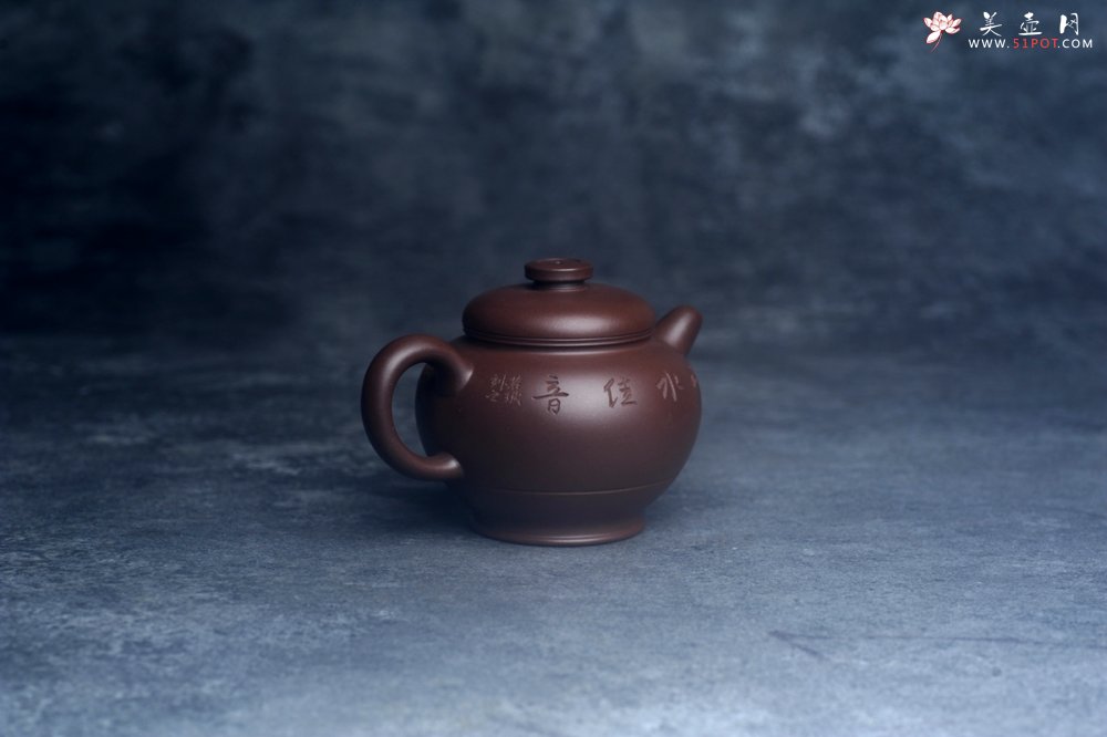 紫砂壶图片：美壶特惠 特好老紫泥山水佳音巨轮壶 茶人醉爱 - 宜兴紫砂壶网