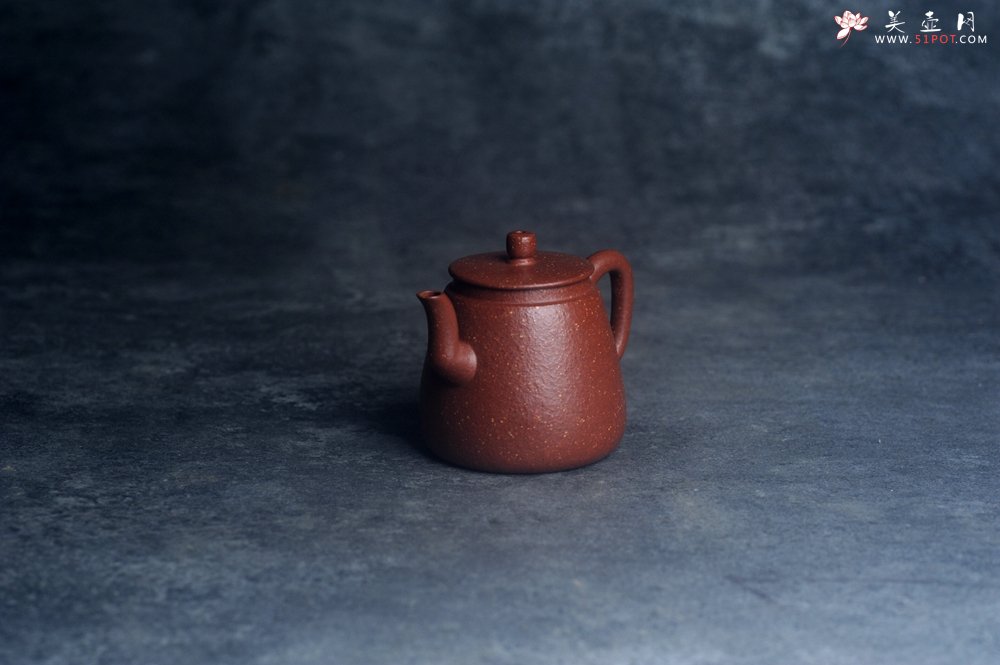 紫砂壶图片：美壶特惠 优质红降坡泥高灯壶 - 宜兴紫砂壶网