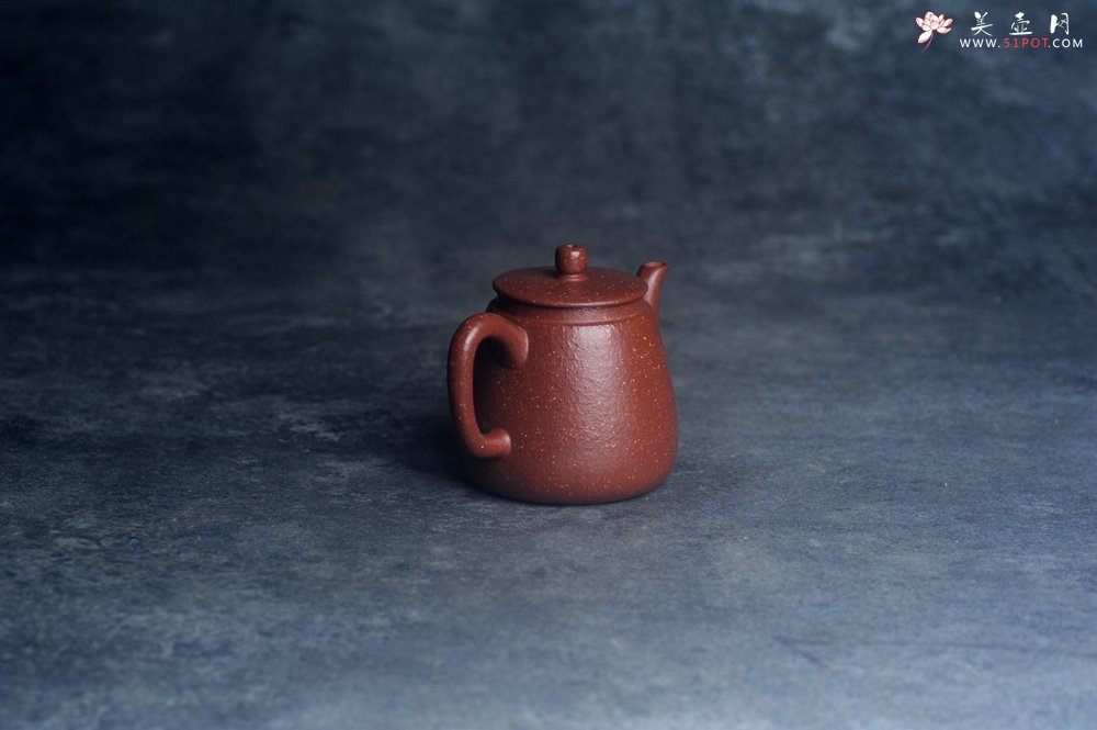紫砂壶图片：美壶特惠 优质红降坡泥高灯壶 - 宜兴紫砂壶网