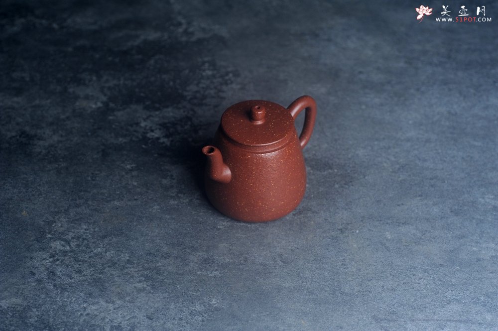 紫砂壶图片：美壶特惠 优质红降坡泥高灯壶 - 宜兴紫砂壶网