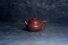 紫砂壶图片：美壶特惠 优质红降坡泥禅意巨轮壶 - 宜兴紫砂壶网