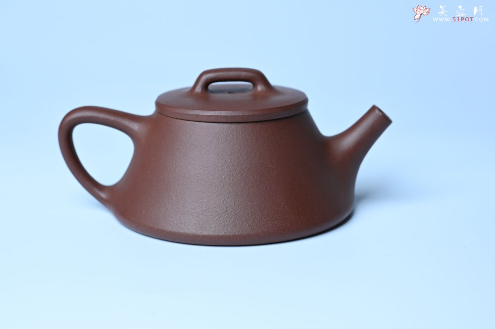 紫砂壶图片：口盖略宽 美壶特惠 好紫泥曲石瓢 喜欢小品的来 性价比高 - 宜兴紫砂壶网