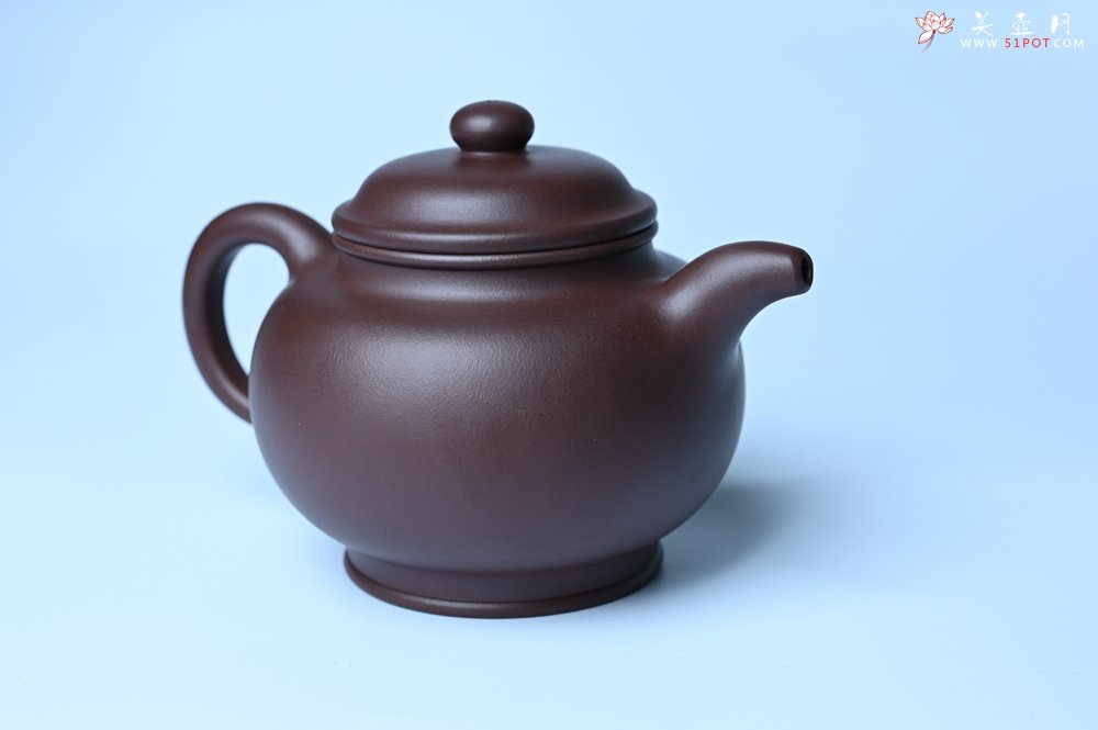 紫砂壶图片：潜力股王老师 美壶特惠 老紫泥全手工大亨掇只壶 - 宜兴紫砂壶网