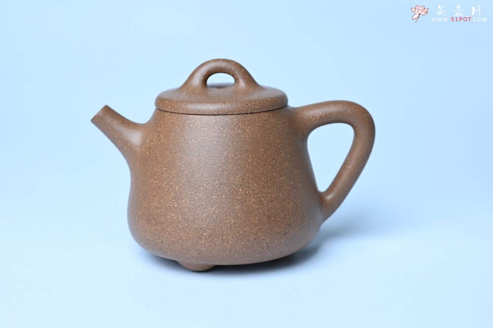 紫砂壶图片：美壶特惠 油润老段泥精致高石瓢紫砂茶壶 茶人醉爱 - 宜兴紫砂壶网