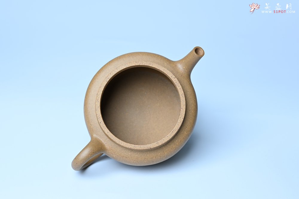 紫砂壶图片：美壶特惠全手工紫砂壶特好段泥桑扁壶 茶壶 茶具 单壶 - 宜兴紫砂壶网