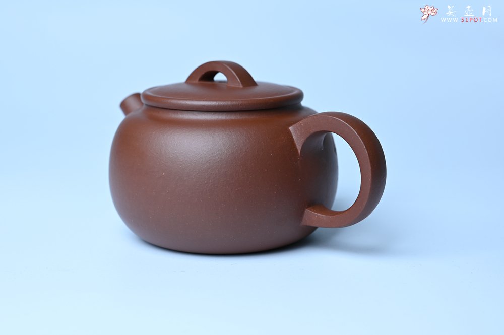 紫砂壶图片：毛国强入室弟子黄云初 特好老紫泥汉瓦壶 名家何水法书法“大彻大悟” 刘世涛伯陶刻 - 宜兴紫砂壶网