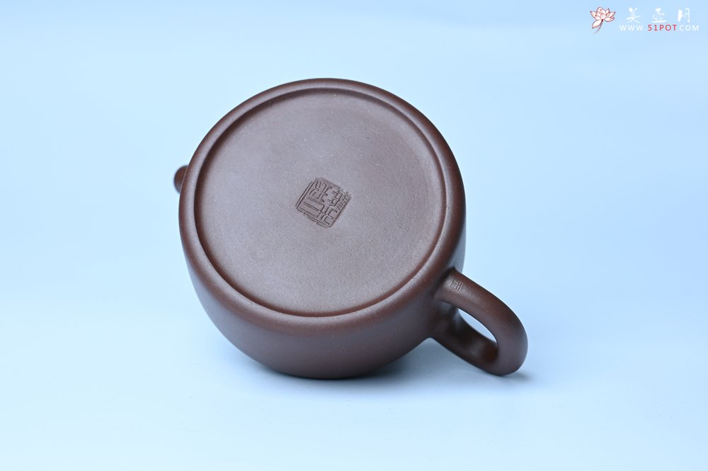 紫砂壶图片：美壶特惠 朱英尘全手工紫砂壶特好底槽青德中壶 茶壶 茶具 单壶 - 宜兴紫砂壶网