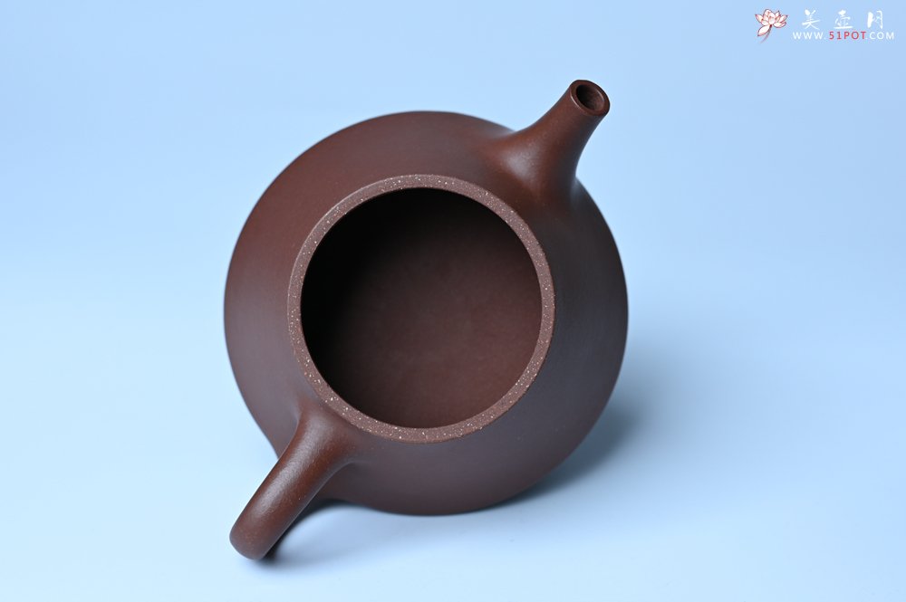 紫砂壶图片：口盖略宽 美壶特惠 好紫泥曲石瓢 喜欢小品的来 性价比高 - 宜兴紫砂壶网