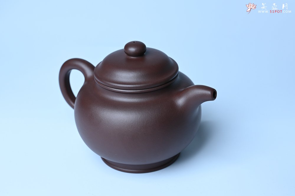 紫砂壶图片：潜力股王老师 美壶特惠 老紫泥全手工大亨掇只壶 - 宜兴紫砂壶网