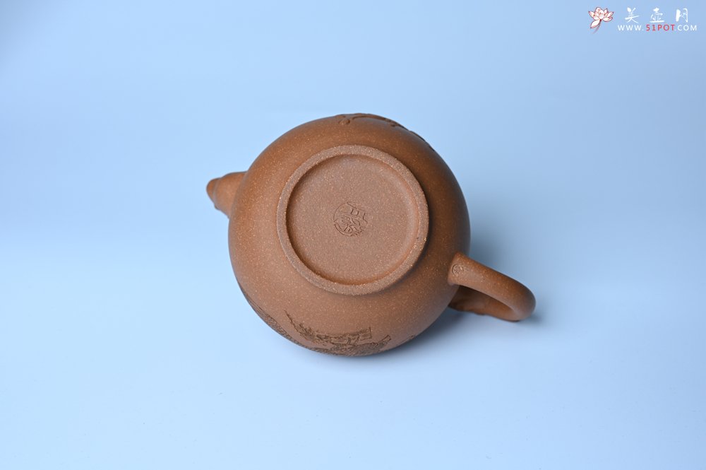 紫砂壶图片：美壶特惠 精致降坡泥祥瑞壶 茶人醉爱 - 宜兴紫砂壶网