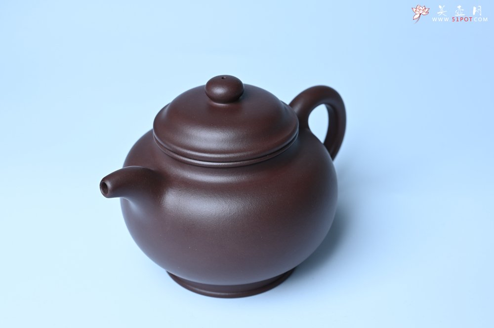 紫砂壶图片：潜力股王老师 美壶特惠 老紫泥全手工大亨掇只壶 - 宜兴紫砂壶网