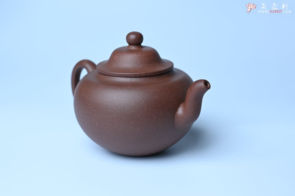 紫砂壶图片：美壶特惠 特好紫泥玉笠壶 茶人醉爱 - 宜兴紫砂壶网