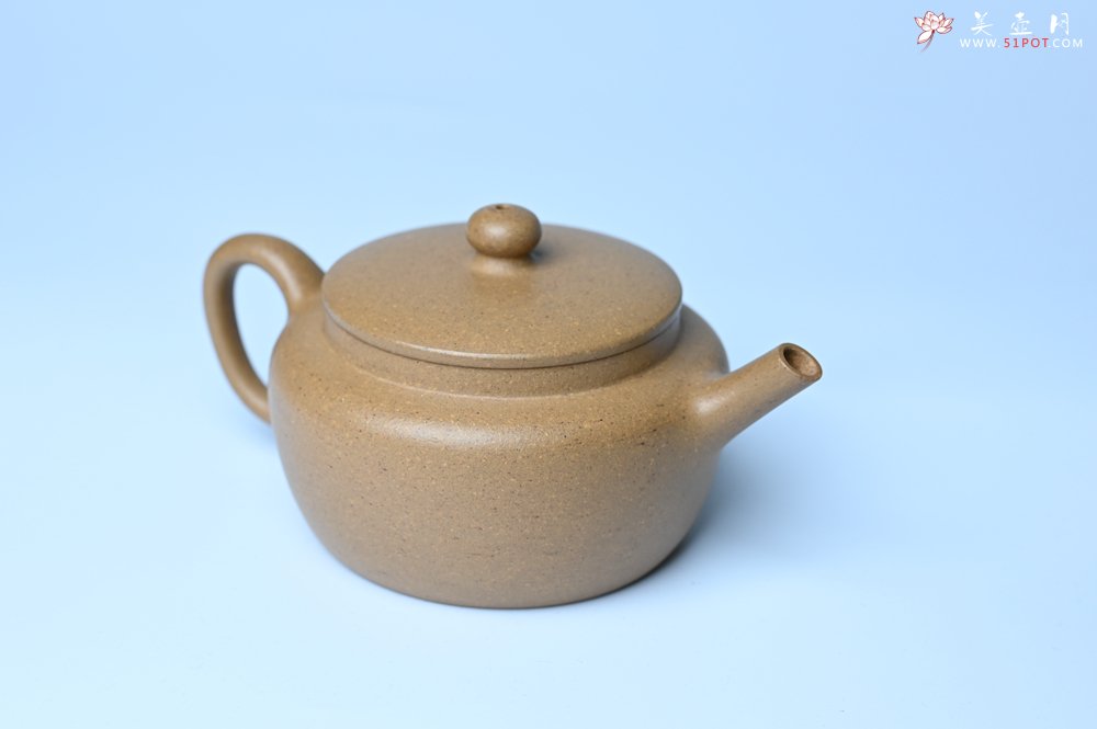 紫砂壶图片：美壶特惠全手工紫砂壶特好段泥桑扁壶 茶壶 茶具 单壶 - 宜兴紫砂壶网