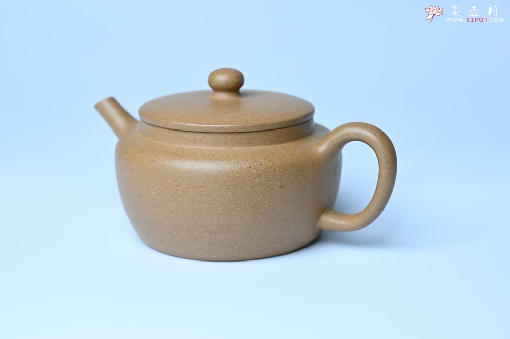 紫砂壶图片：美壶特惠全手工紫砂壶特好段泥桑扁壶 茶壶 茶具 单壶 - 宜兴紫砂壶网