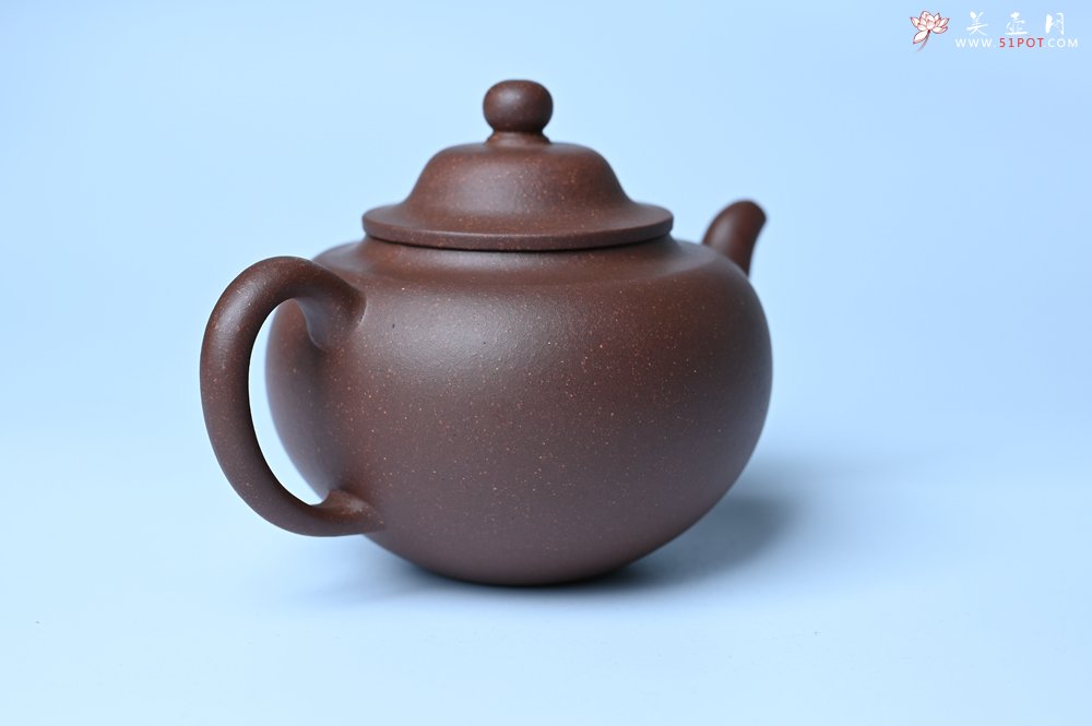 紫砂壶图片：美壶特惠 特好紫泥玉笠壶 茶人醉爱 - 宜兴紫砂壶网