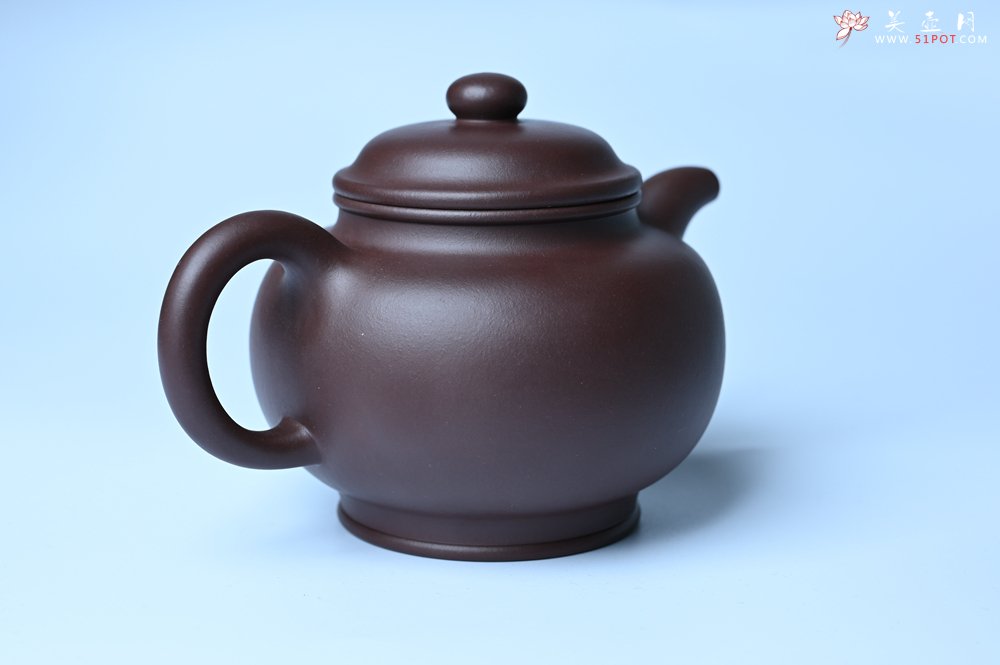 紫砂壶图片：潜力股王老师 美壶特惠 老紫泥全手工大亨掇只壶 - 宜兴紫砂壶网