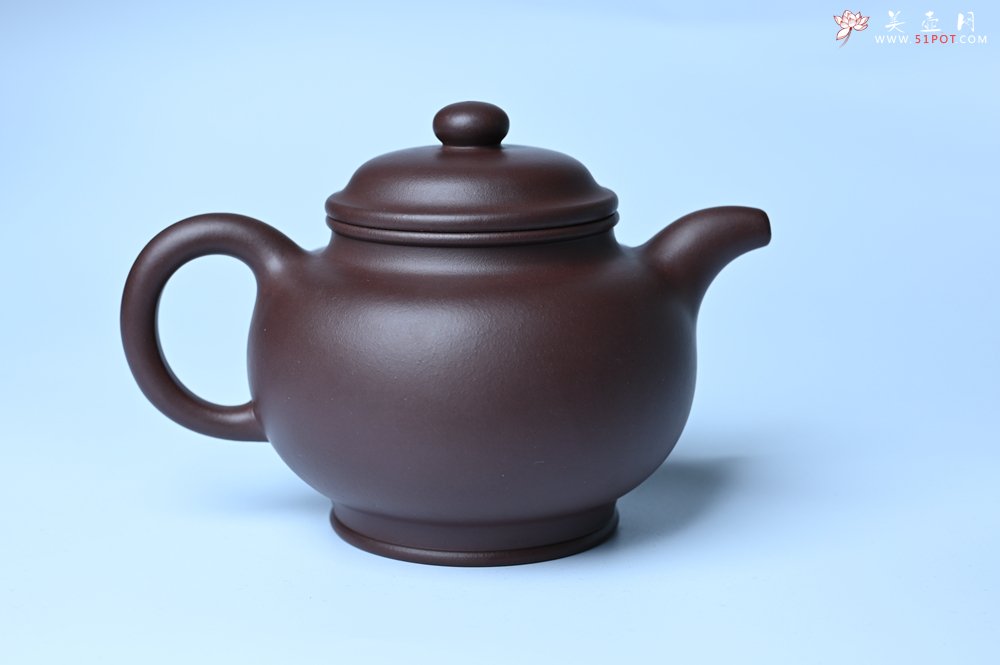 紫砂壶图片：潜力股王老师 美壶特惠 老紫泥全手工大亨掇只壶 - 宜兴紫砂壶网