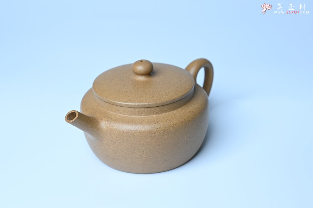 紫砂壶图片：美壶特惠全手工紫砂壶特好段泥桑扁壶 茶壶 茶具 单壶 - 宜兴紫砂壶网