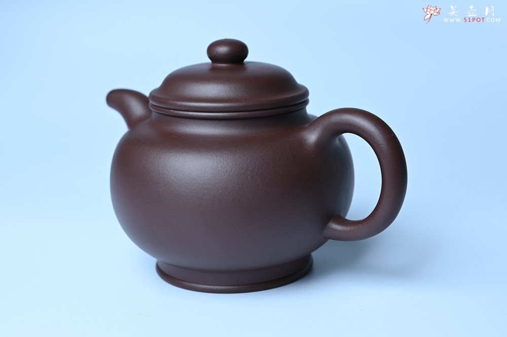 紫砂壶图片：潜力股王老师 美壶特惠 老紫泥全手工大亨掇只壶 - 宜兴紫砂壶网