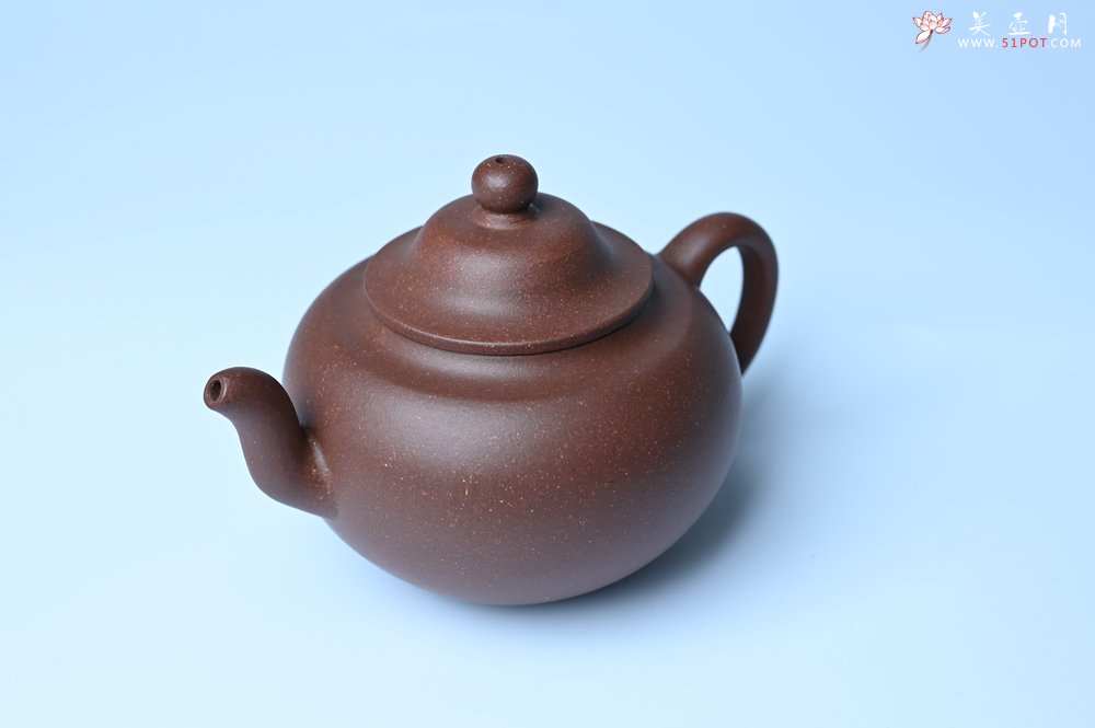 紫砂壶图片：美壶特惠 特好紫泥玉笠壶 茶人醉爱 - 宜兴紫砂壶网