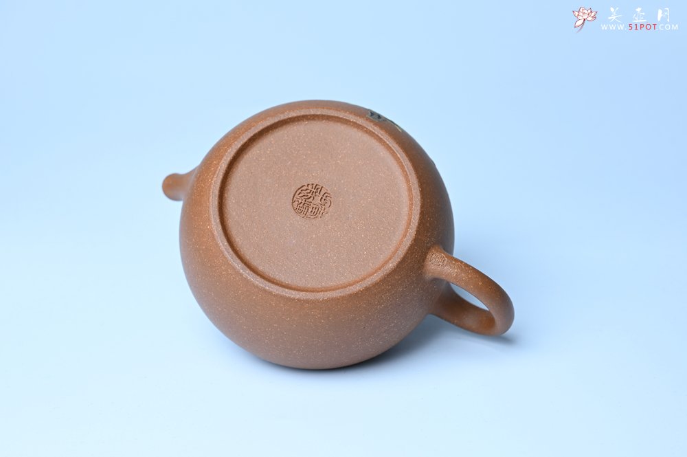 紫砂壶图片：美壶特惠 优质降坡泥花鸟听兔壶 茶人醉爱 - 宜兴紫砂壶网