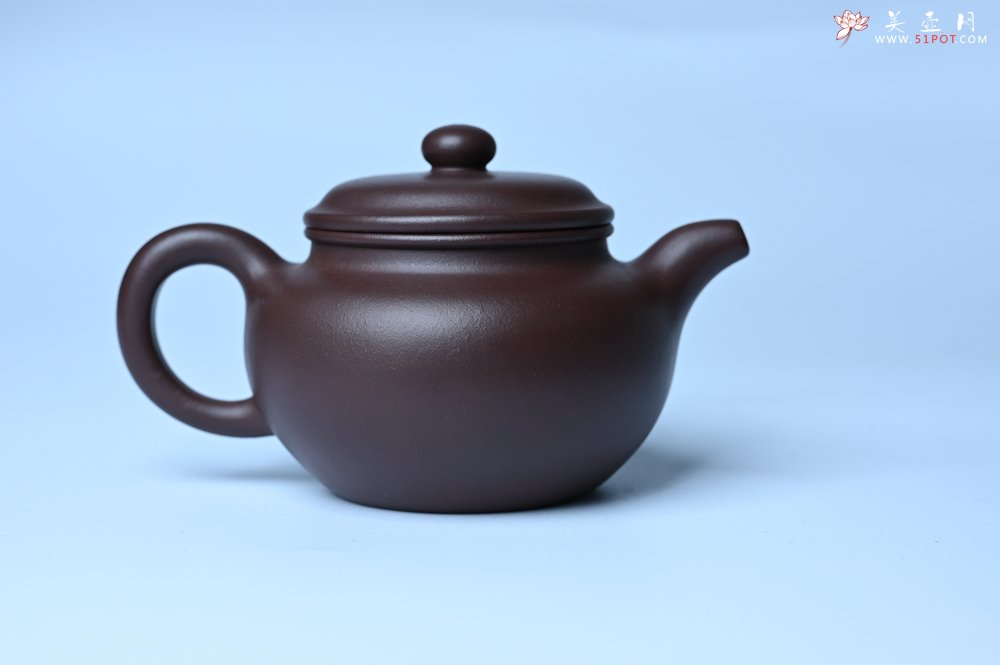 紫砂壶图片：特好老紫泥全手工仿古壶 茶人醉爱 - 宜兴紫砂壶网