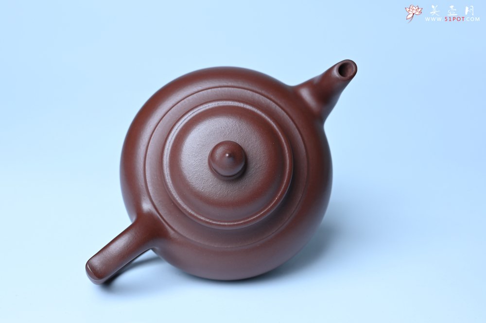 紫砂壶图片：潜力股周小培老师 4号井深井红皮龙全手工笑樱壶 养后特润 期待与您结缘 - 宜兴紫砂壶网