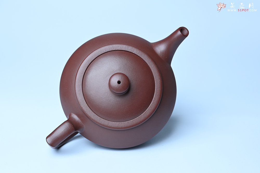 紫砂壶图片：潜力股周小培老师 4号井深井红皮龙 全手工汉云壶 - 宜兴紫砂壶网