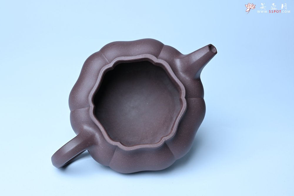 紫砂壶图片：美壶特惠 紫砂壶手工手制优质紫泥葵仿古壶 茶人醉爱 - 宜兴紫砂壶网