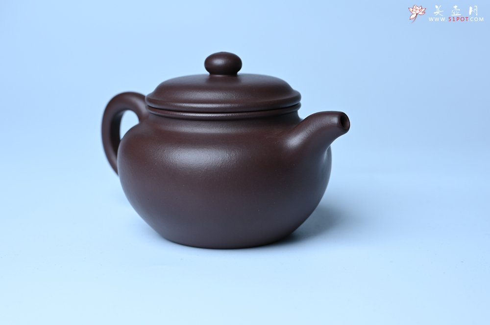 紫砂壶图片：特好老紫泥全手工仿古壶 茶人醉爱 - 宜兴紫砂壶网