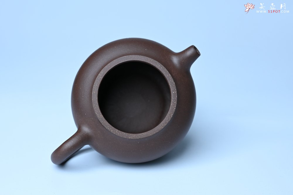 紫砂壶图片：毛国强入室弟子黄云初 特好老紫泥心无挂碍莲子壶 名家何水法书法 刘世涛伯陶刻 - 宜兴紫砂壶网