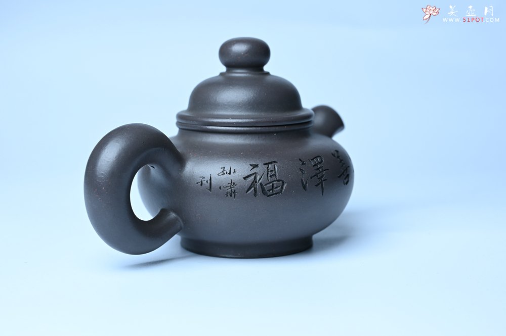 紫砂壶图片：美壶特惠 手工手制紫砂壶特好青灰泥松鼠壶 茶壶 茶具 单壶 - 宜兴紫砂壶网