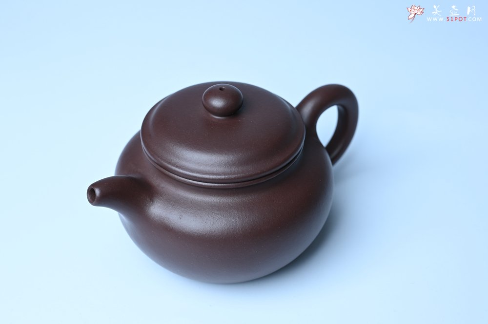 紫砂壶图片：特好老紫泥全手工仿古壶 茶人醉爱 - 宜兴紫砂壶网