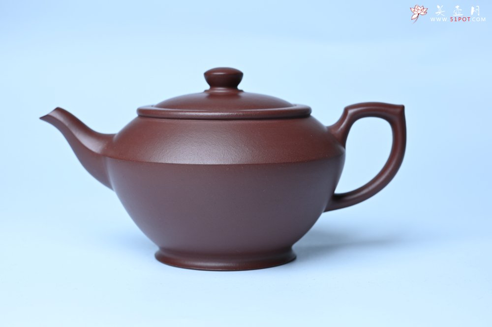 紫砂壶图片：潜力股周小培老师 4号井深井红皮龙 全手工汉云壶 - 宜兴紫砂壶网