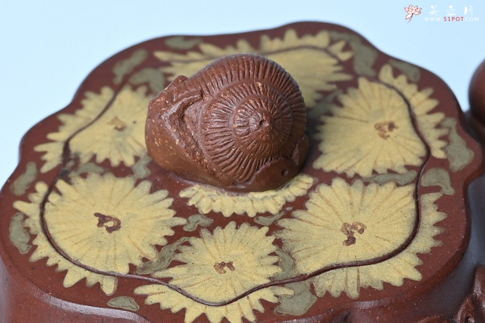 紫砂壶图片：美壶特惠 精品底槽青全手工留痕壶 细节生动 - 宜兴紫砂壶网