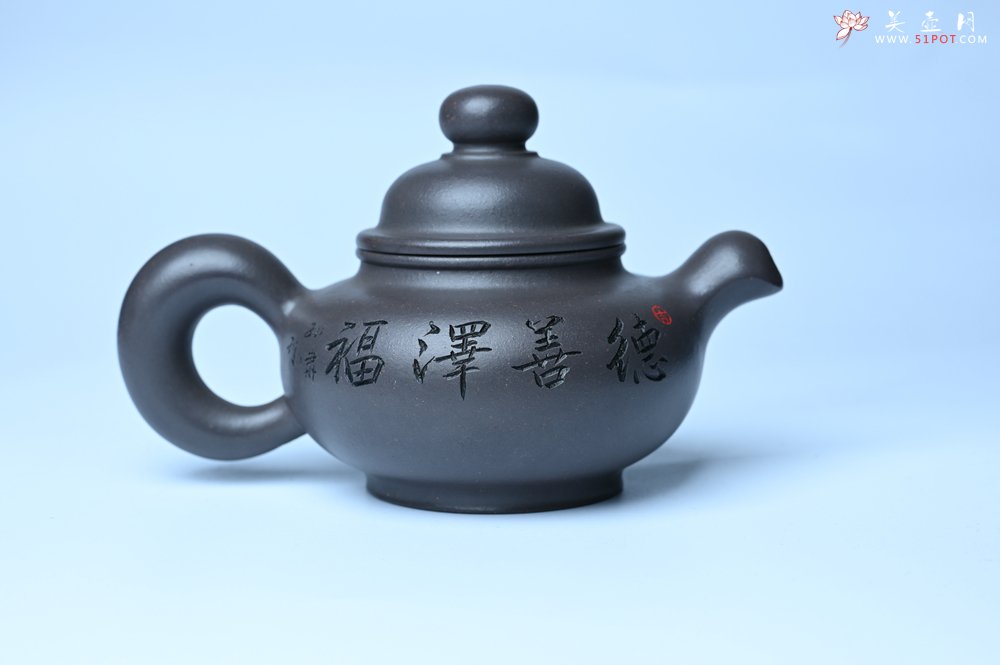 紫砂壶图片：美壶特惠 手工手制紫砂壶特好青灰泥松鼠壶 茶壶 茶具 单壶 - 宜兴紫砂壶网