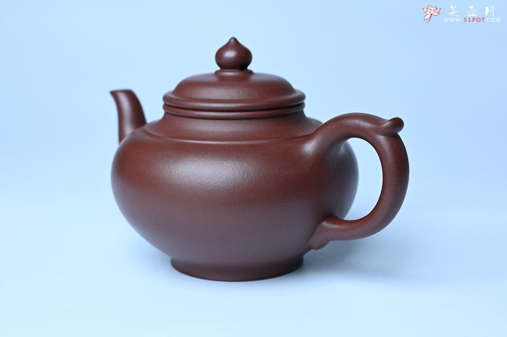 紫砂壶图片：潜力股周小培老师 4号井深井红皮龙全手工笑樱壶 养后特润 期待与您结缘 - 宜兴紫砂壶网