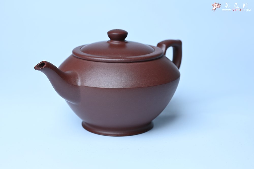 紫砂壶图片：潜力股周小培老师 4号井深井红皮龙 全手工汉云壶 - 宜兴紫砂壶网