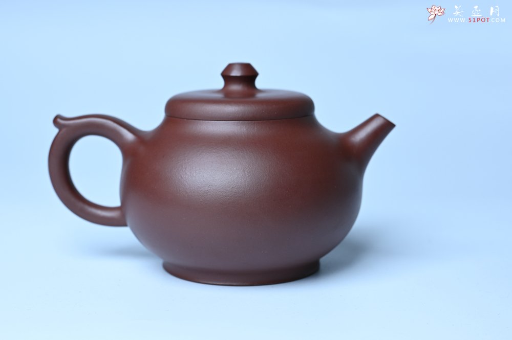 紫砂壶图片：潜力股周小培老师 4号井深井红皮龙全手工修德壶 养后特润 期待与您结缘 - 宜兴紫砂壶网