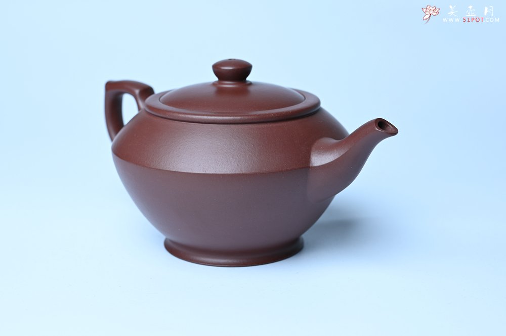 紫砂壶图片：潜力股周小培老师 4号井深井红皮龙 全手工汉云壶 - 宜兴紫砂壶网