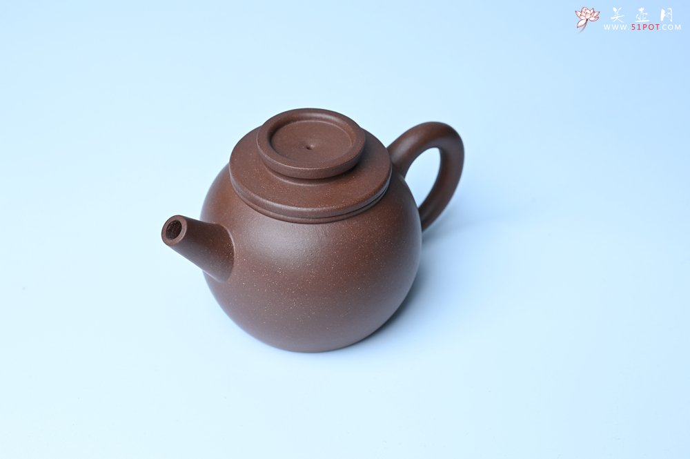 紫砂壶图片：美壶特惠 精致黑星红拼紫泥（家藏限量）巨轮小壶 茶人醉爱 - 宜兴紫砂壶网