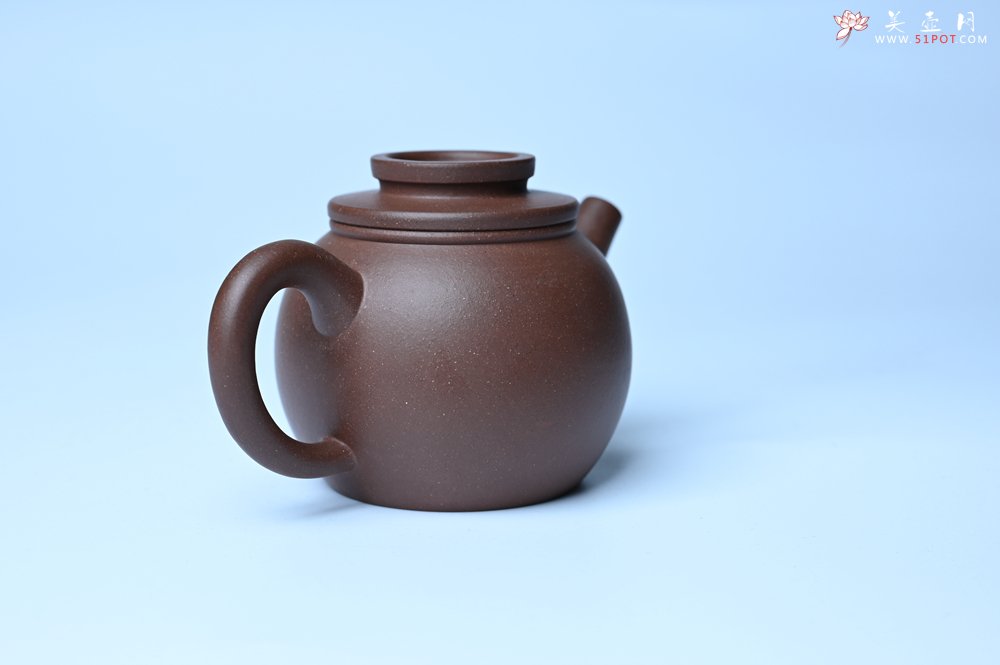 紫砂壶图片：美壶特惠 精致黑星红拼紫泥（家藏限量）巨轮小壶 茶人醉爱 - 宜兴紫砂壶网