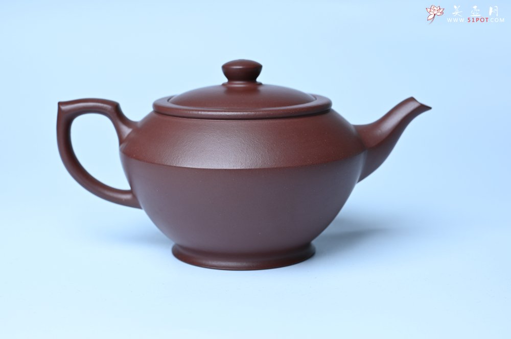 紫砂壶图片：潜力股周小培老师 4号井深井红皮龙 全手工汉云壶 - 宜兴紫砂壶网