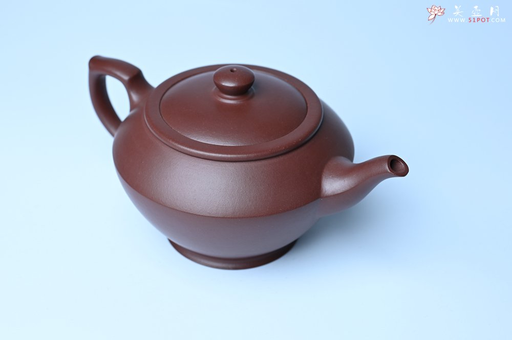 紫砂壶图片：潜力股周小培老师 4号井深井红皮龙 全手工汉云壶 - 宜兴紫砂壶网