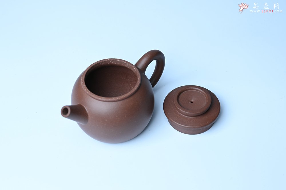 紫砂壶图片：美壶特惠 精致黑星红拼紫泥（家藏限量）巨轮小壶 茶人醉爱 - 宜兴紫砂壶网