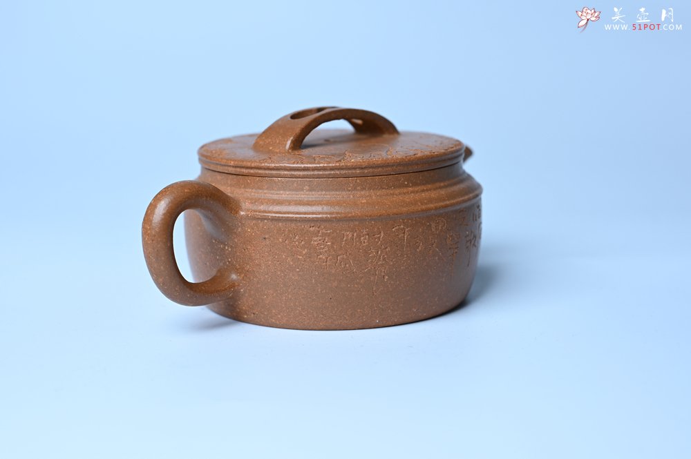 紫砂壶图片：美壶特惠 特好黄降坡泥汉瓦壶 万物可盼 茶人醉爱 - 宜兴紫砂壶网