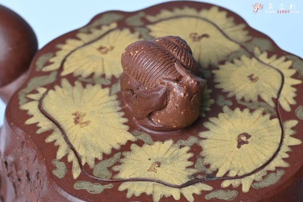 紫砂壶图片：美壶特惠 精品底槽青全手工留痕壶 细节生动 - 宜兴紫砂壶网