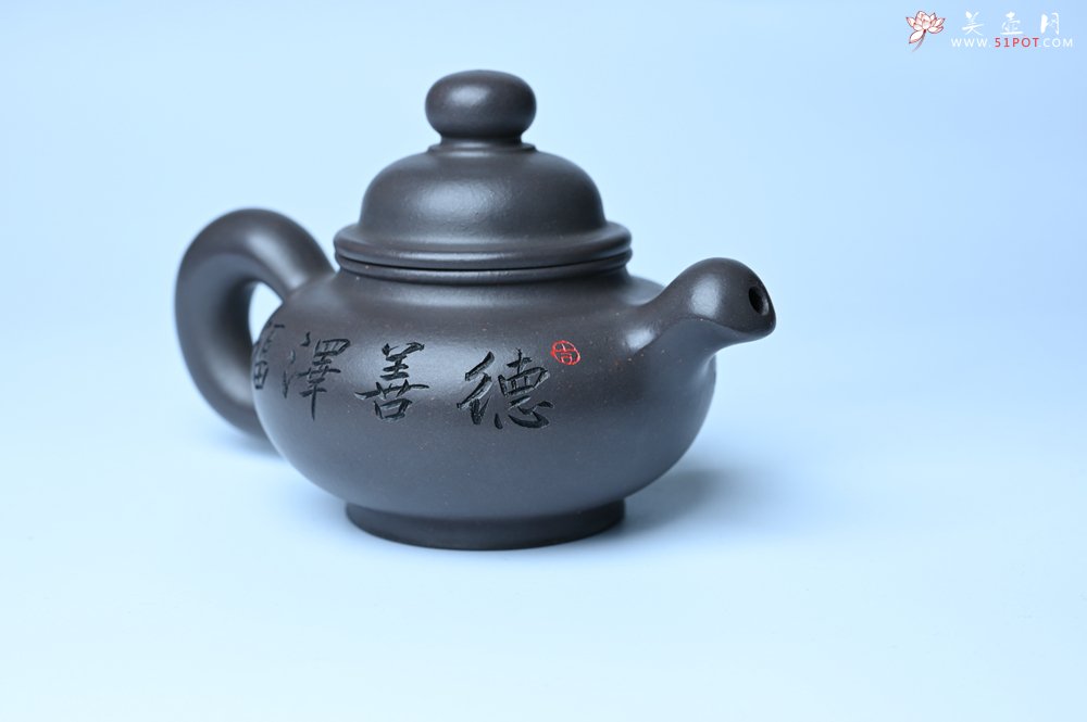 紫砂壶图片：美壶特惠 手工手制紫砂壶特好青灰泥松鼠壶 茶壶 茶具 单壶 - 宜兴紫砂壶网