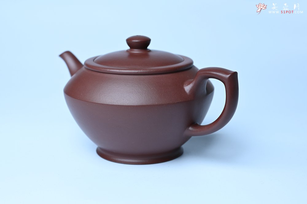 紫砂壶图片：潜力股周小培老师 4号井深井红皮龙 全手工汉云壶 - 宜兴紫砂壶网
